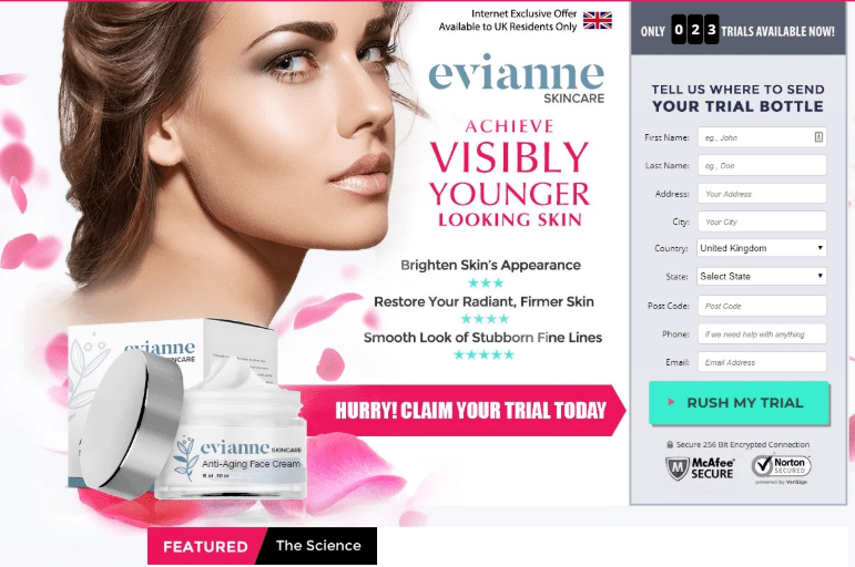 evianne anti aging cream